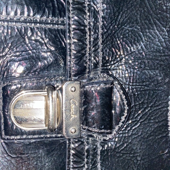 Coach Poppy black Front Flap Handbag - Picture 3 of 11